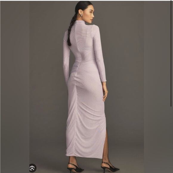 Anthropologie plus lilac maxi dress - Picture 14 of 15